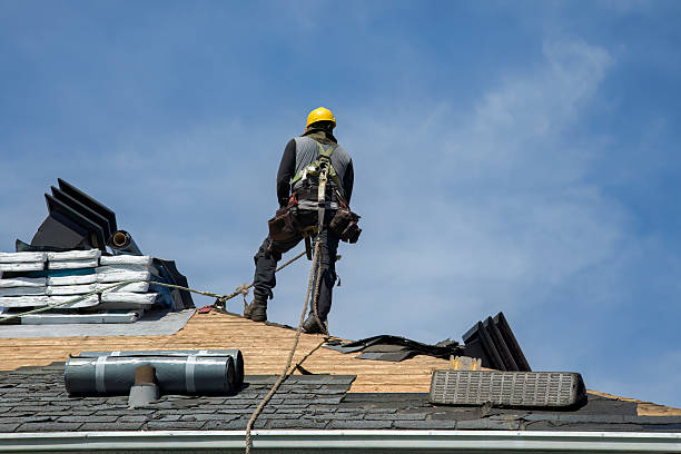 Professional Roofing technician working in Marion, MT